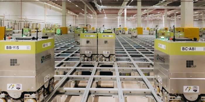 Visite du centre logistique robotisé Alcampo