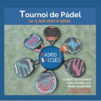Tournoi de Pádel - Samedi 5 juin 2021 de 15h30 à 17h30