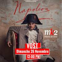 Cinéma : Napoléon - Dimanche 26 novembre 2023 de 12h00 à 15h00