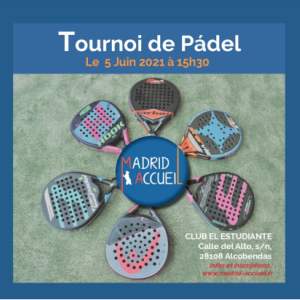 LE XVe TOURNOI DE PÁDEL MIXTE