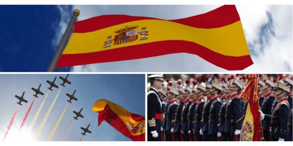 Fiesta nacional de España et défilé militaire à Madrid