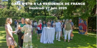 Café à la Résidence de France - Vendredi 27 juin de 10h00 à 12h30