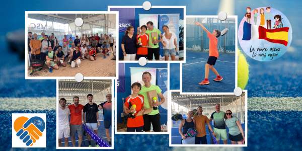 Tournoi de Pádel caritatif en faveur de Le Vivre Mieux, Lo Vives Mejor 