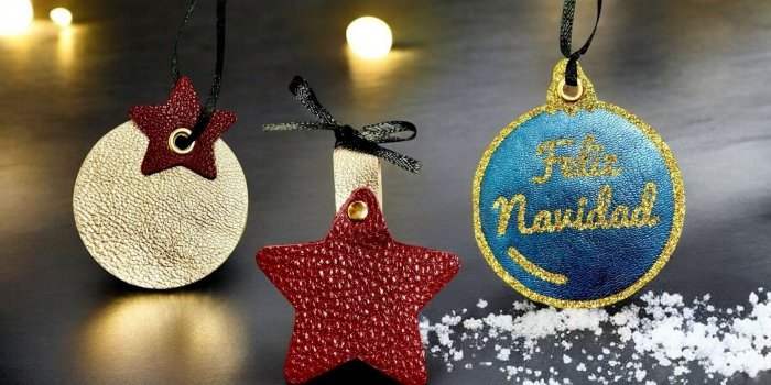 ⛔ Atelier cuir : décorations de Noel