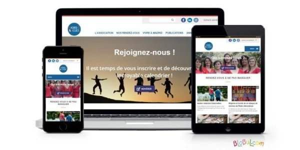 Le nouveau site internet de Madrid Accueil.