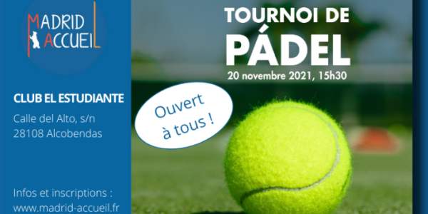 Tournoi de Pádel amical.