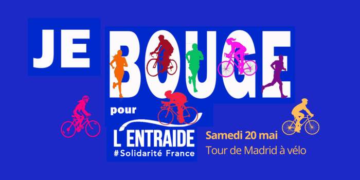 Je bouge pour l'Entraide avec le Tour de Madrid à vélo !